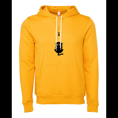 Cats eat fish Bella canvas hoodie 3719